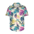 thumbnail image 4 of Hawaiian Shirts for Men Short Sleeve Casual Button Down Shirt Tropical Summer Beach Shirt, 4 of 7