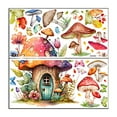 thumbnail image 1 of 2 pegatinas de pared para casa de setas, mariposas, multiusos, decoración de pared, mural artístico para sala de juegos y dormitorio, 1 of 7