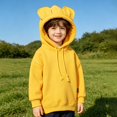 thumbnail image 6 of Generic Baby Toddler Boys Girls Fleece Hooded Sweatshirt Oversized Casual Cute Fashion Ears Hoodies Theme Party Warm Pullover Clothes, 6 of 7