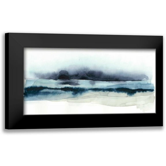 Popp, Grace 14x9 Black Modern Framed Museum Art Print Titled - Stormy Sea I