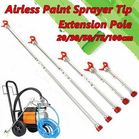 20/30/50/75/100cm Airless Paint Spray Gun Extension Pole Tip