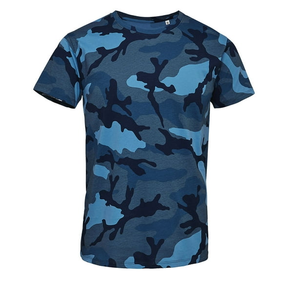 SOLS Mens Camo Short Sleeve T-Shirt