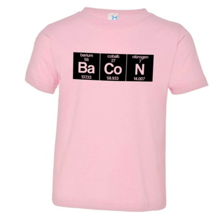 

PleaseMeTees™ Toddler Bacon Peroidic Chart HQ Tee