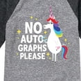 thumbnail image 3 of Inside Out - No Autographs Please -Toddler And Youth Raglan Graphic T-Shirt, 3 of 4