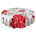 thumbnail image 5 of Round Tablecloth Flowers Spring Summer 60 x 60 Inch Round flower Table Cover for Party Dinner, 5 of 5