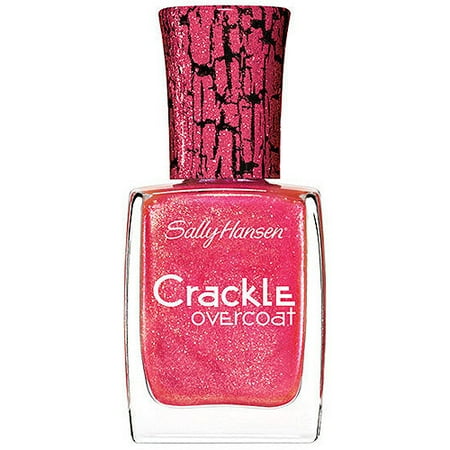 Sally Hansen Crackle Overcoat Fingernail Polish, Coral Collide