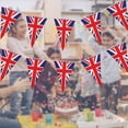 thumbnail image 4 of Cuerda De Estandarte Británico 30 banderas colgantes de bandera británica para decoración de oficina en casa (triángulo de 10 m), 4 of 8