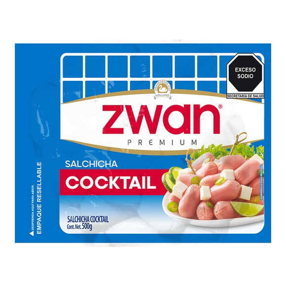 Salchicha cocktelera de pavo Zwan premium 500 g