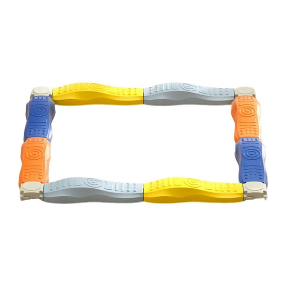Siruishop Colored Balance Block Kids Balance Beams for Preschool Children Training Toy 8Pcs A
