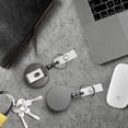 thumbnail image 2 of Retractable Badge Reel with Claw Clasp and Clip for Id Card Holders (2Pack), 2 of 5