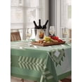 thumbnail image 6 of Sage Green Boho Table Cloth, American Native Southwest Abstract Art Waterproof Tablecloth for Rectangle Tables, Reusable Washable Fabric Table Cover for Restaurant Kitchen Dining Tables 60"x84", 6 of 6