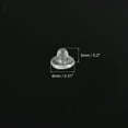 thumbnail image 2 of Earring Backs, 50pack Silicone Earring Backs for Studs, Soft Earring Backs for Fish Hook Earring Hoops (Clear,8mm), 2 of 6