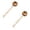 A 2PCS, variant on Stainless Steel Coffee And Measuring Spoon With Long Handle Ideal For Ground Coffee Loose Leaf Milk Frothing And Ingredients Place Mats Indoor Dining Washable Plate Mats Clear Plate Mats Mats for