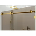 thumbnail image 3 of Glass Warehouse BTSLD-60-MB Equinox 78" High X 60" Wide Sliding Frameless Shower Door -, 3 of 7