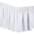 thumbnail image 1 of Solid Color Bedding Elastic Bed Apron Proof Bedspread Non Bed Skirt *White, 1 of 4