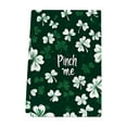 thumbnail image 2 of Taotanxi St. Patrick'S Day Kitchens Towel Green Luckys Clovers Dish Towel St. Patrick'S Day Decorations For Home Dry Dish Cloth 18X26 Inch, 2 of 6