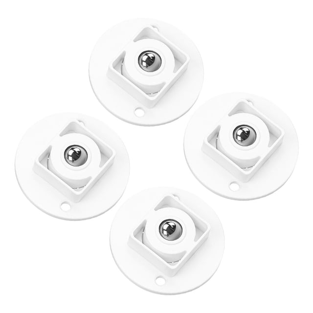 Billuyoard 4 piezas de poleas giratorias, caja giratoria de 360 grados, ruedas universales, contenedor de repuesto de bajo ruido, rodillos Almacenamiento y organización del hogar