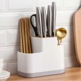 thumbnail image 3 of Multifunction Cutlery Drainer and Organizer Knife Holder Kitchen Utensils Holder Caddy for Counterto, 3 of 5