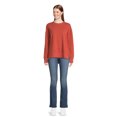 thumbnail image 2 of Time and Tru Women's High Low Pullover Sweatshirt, Sizes S-3XL, 2 of 5