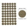 thumbnail image 2 of Uxcell 2 Sheets/108Pcs Screw Hole Stickers, 21mm Bronze Self-Adhesive Screw Cover Sticker, 2 of 6