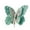 Green, variant on Christmas Double Layer Butterflies Ornaments with Clip, Fabric Sequined Glitter Butterflies Ornament, Simulation Decoration for Christmas Tree DIY Crafts Party Holiday Supply(1PC)