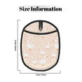 thumbnail image 3 of Daisy Cute Duck Pink Pot Holders for Kitchen - Heat Resistant Oven Mitts Hot Pads with Pocket, Non Slip Silicone Pot Holders, Cuteness Hanging Loop Potholders for Kitchen Baking, 3 of 5