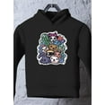 thumbnail image 3 of Cute Monster Animals Hoodie Toddler -Image by Shutterstock,  5 Toddler, 3 of 4