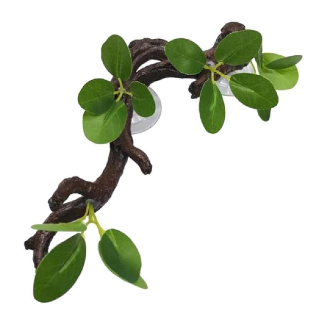 Rama trepadora de reptiles, ventosa para plantas, decoración de acuarios, árbol de Reptiles de plantas acuáticas para decoración de árboles trepadores