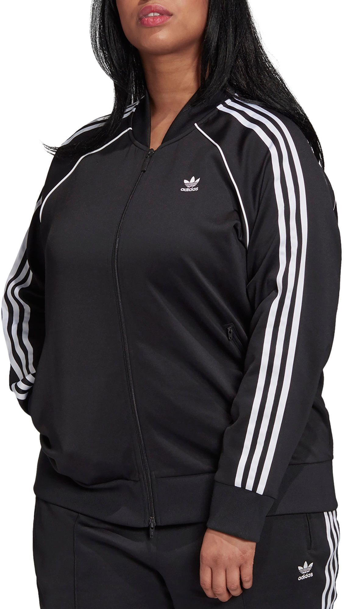 Boquilla Cuidar Arena adidas Women's Prime Blue SST Track Jacket, Black/White, S - Walmart.com