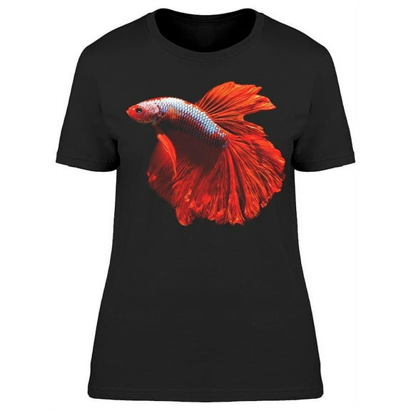 Betta Fish Bright Colored Siam T-Shirt Women -Image by Shutterstock, Female Medium