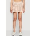 thumbnail image 3 of Womens Textured Knit Striped Mini Skirt, 3 of 5