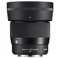 thumbnail image 2 of Sigma 56mm f/1.4 DC DN Contemporary Lens for Fujifilm X, Bundle with 55mm Filter Kit, Flex Lens Shade, Lens Pouch, Lens Cleaner, Cleaning Kit, Mac Software Kit, NS-3 Sling Strap, 2 of 9