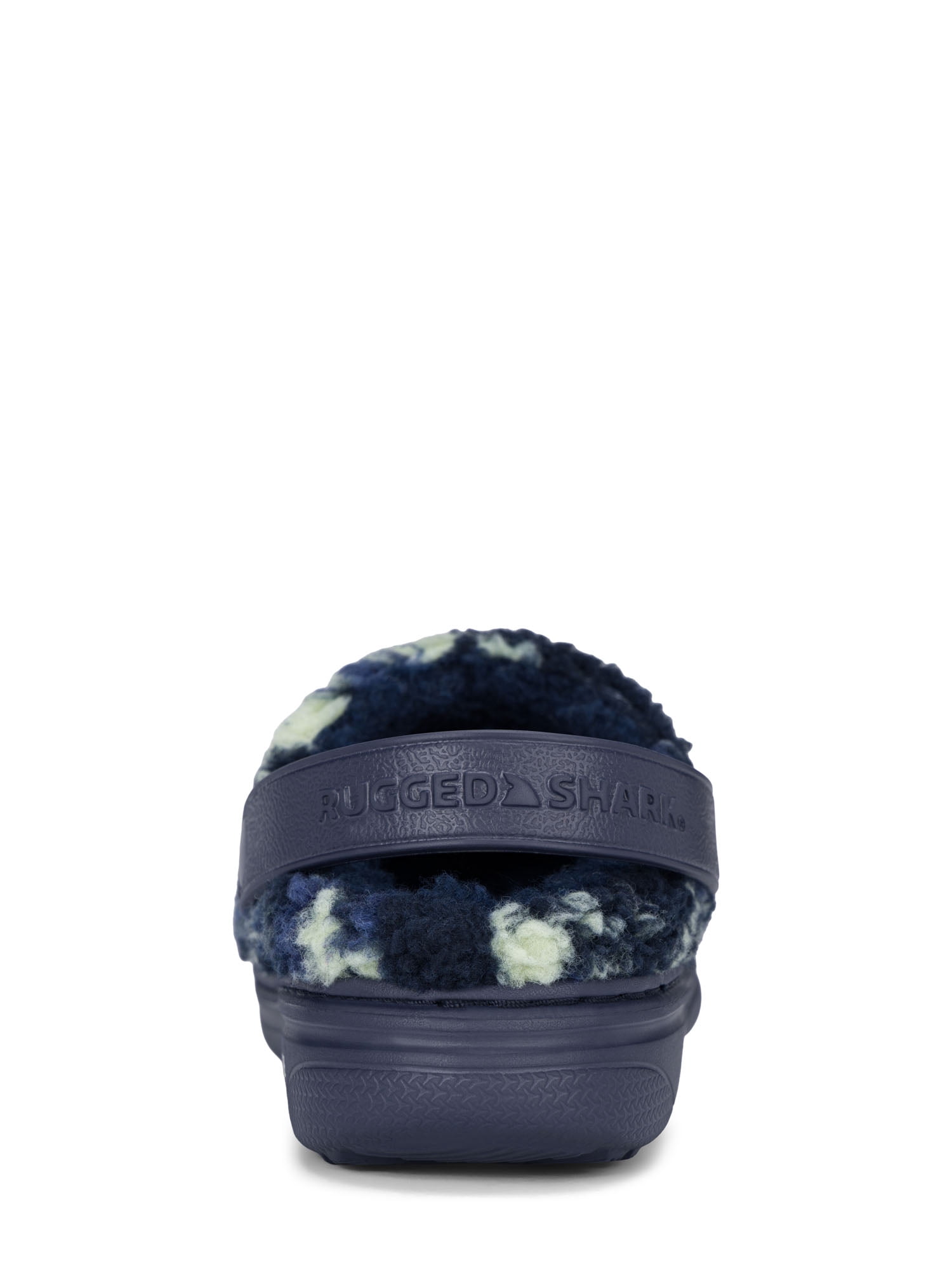 Rugged Shark Toddler & Big Boys Sherpa Fuzzy Clogs