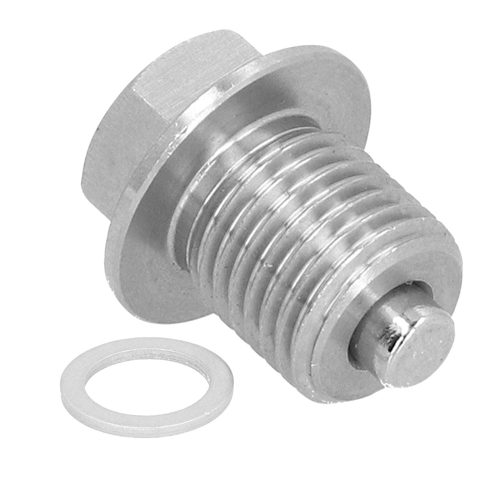 Votex Stainless Steel Magnetic Oil Drain Plug - High Temp Neodymium Magnet, Fits Predator Generators