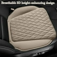 thumbnail image 4 of Tgbvmt Car Seat Cushion Breathable Perforated Leather 4-Season Seat Pad Durable Comfortable Support for All Year Use Red Gray Beige Provides Excellent Breathability and Easy Maintenance, 4 of 6