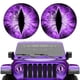 thumbnail image 2 of 1 Par De Calcomanías Para Faros Delanteros Beast Eyes, Redondas 3D Para Jeep, Calcomanías Stereo Eyes (Púrpura), 2 of 9