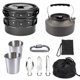 thumbnail image 1 of Utensilios de cocina al aire libre Sunnimix 1 Olla 1 sartén 1 Hervidor 2 tazas 1 tenedor 1 cuchillo, 1 of 8