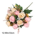 thumbnail image 2 of Mecorevxz Valentines Day Artificial Rose Flowers Plastic Silk Flower Wedding Flower Decoration Flower(D), 2 of 7