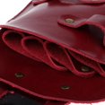 thumbnail image 3 of figatia Peignes en Cuir Sac Outils de Barbier Rouge, 3 of 9