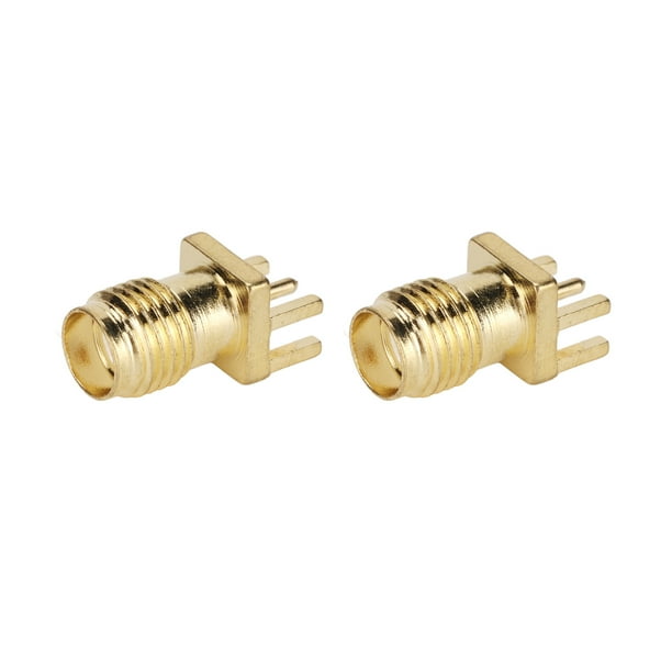 Othmro 1pcs SMA Hembra F Hembra Tuerca Recta Todo Cobre Plateado Con Oro RF Adaptador De Conector Coaxial