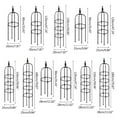 Tower Obelisk Garden Trellis Support Climbing Vine Flowers Stands Plant