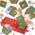 thumbnail image 1 of Christmas Money Gift Surprise Box Diy Jumping Box For Holiday Party Fun And Gift Giving With Interactive Pop Up Mechanism For Kids And Adults, 1 of 3