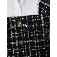 thumbnail image 7 of Crop Tweed Shirt Puff Sleeve Button Detail Double Fabric, 7 of 7