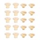 thumbnail image 1 of BrassKnurledFlatHeadRivets-10PackforBelts,Backpacks,Furniture(Gold), 1 of 5