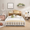 thumbnail image 6 of Headboard Storage Cabinet for Full-size Montessori Floor Bed Natural,Freely collocation, 6 of 8