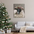 thumbnail image 3 of Stupell Industries Holiday Berries Farmhouse Sheep Holiday Painting Gallery Wrapped Canvas Print Wall Art, 3 of 5