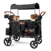 JOYMOR Quad Pro Stroller Wagon for 4 Infants, Bus Seating, Double Side Handles, Phone Holder, Unisex