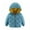 Blue, variant on XBASW Kids Baby Winter Cotton-Padded Coats for Boys Girls Hooded Zipper Jacket Toddler Coat Outerwear Thickening Snowsuit for 2-7Y