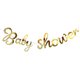 thumbnail image 1 of Yuarrent Banner de papel para colgar en la pared para Baby Shower con buen efecto de demostración, destacado, fácil de aplicar Kits de decoración para fiestas baby shower dorado, 1 of 6