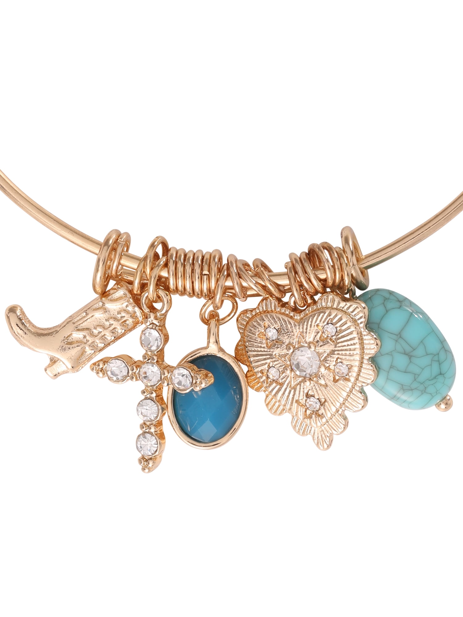 Jessica Simpson Women's Western Charm Bracelet